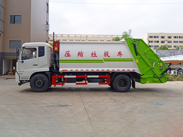 東風(fēng)天錦14方壓縮垃圾車(chē)